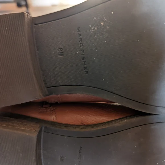Tan Marc Fisher Boots - Picture 7 of 8